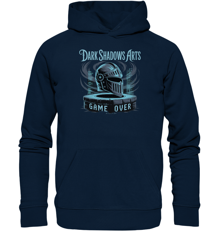 Game Over Knight – Verlorener Ritter im Datengrab - DSA - Organic Hoodie | Hoodies | Dark Shadows Arts