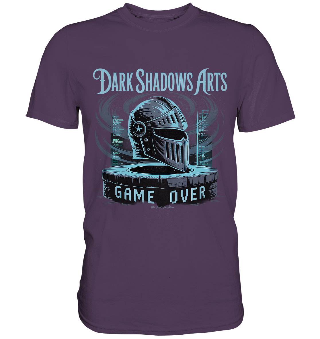 Game Over Knight – Verlorener Ritter im Datengrab - DSA - Premium Shirt | Unisex - Shirts | Dark Shadows Arts