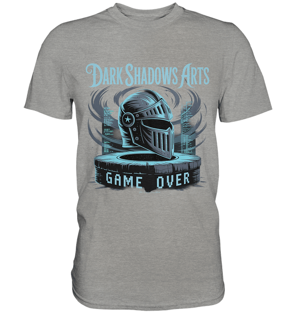 Game Over Knight – Verlorener Ritter im Datengrab - DSA - Premium Shirt | Unisex - Shirts | Dark Shadows Arts