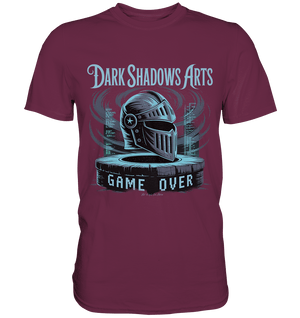 Game Over Knight – Verlorener Ritter im Datengrab - DSA - Premium Shirt | Unisex - Shirts | Dark Shadows Arts