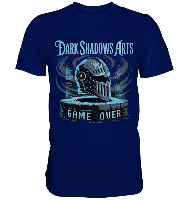 Game Over Knight – Verlorener Ritter im Datengrab - DSA - Premium Shirt | Unisex - Shirts | Dark Shadows Arts
