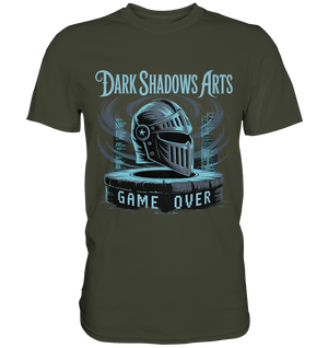 Game Over Knight – Verlorener Ritter im Datengrab - DSA - Premium Shirt | Unisex - Shirts | Dark Shadows Arts
