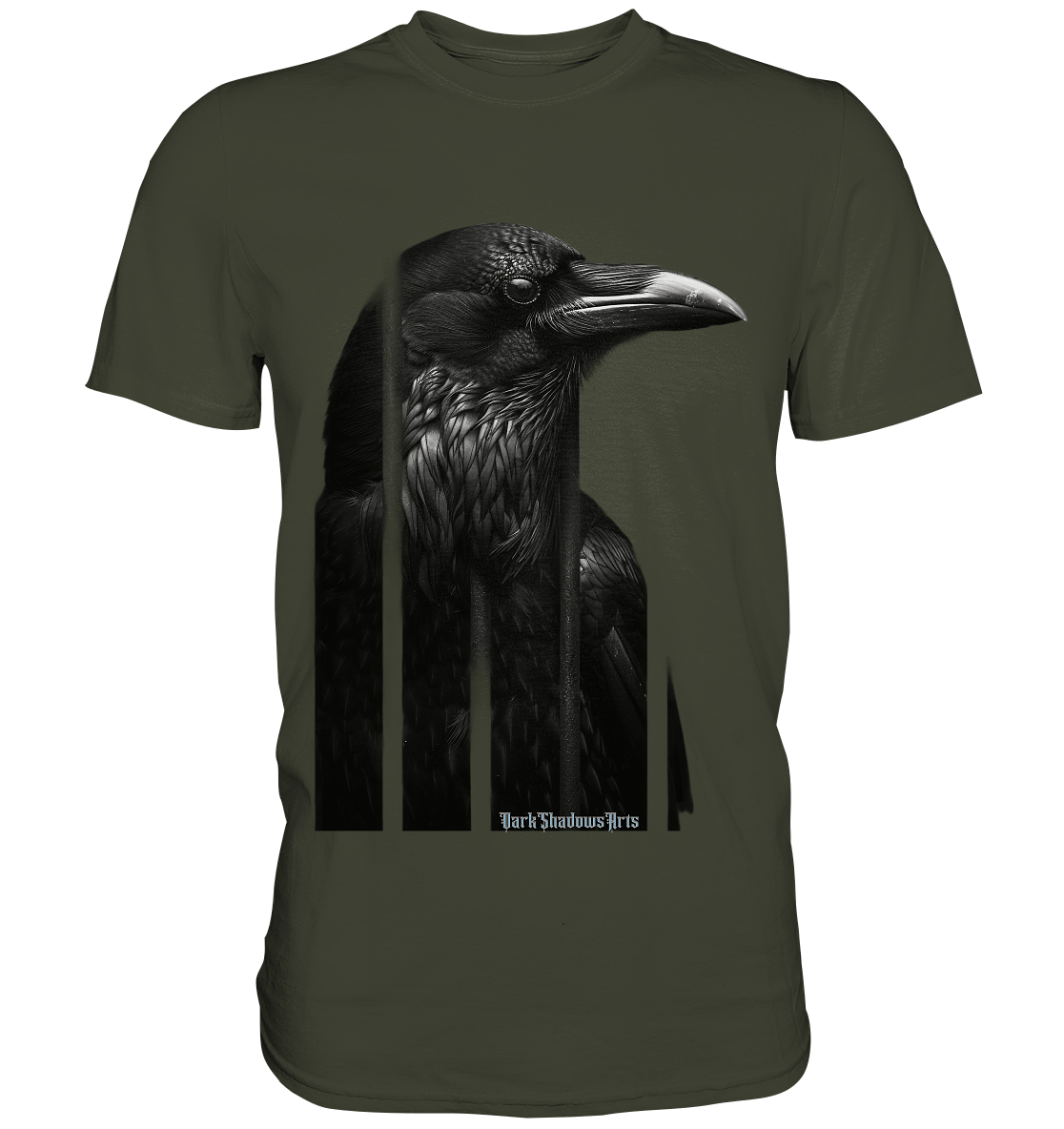 Gefiederte Schatten – Eingesperrte Freiheit - Premium Shirt | Unisex - Shirts | Dark Shadows Arts