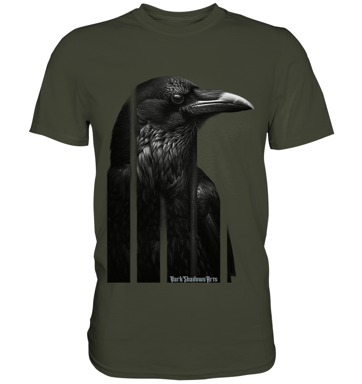 Gefiederte Schatten – Eingesperrte Freiheit - Premium Shirt | Unisex - Shirts | Dark Shadows Arts
