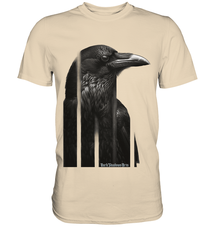 Gefiederte Schatten – Eingesperrte Freiheit - Premium Shirt | Unisex - Shirts | Dark Shadows Arts
