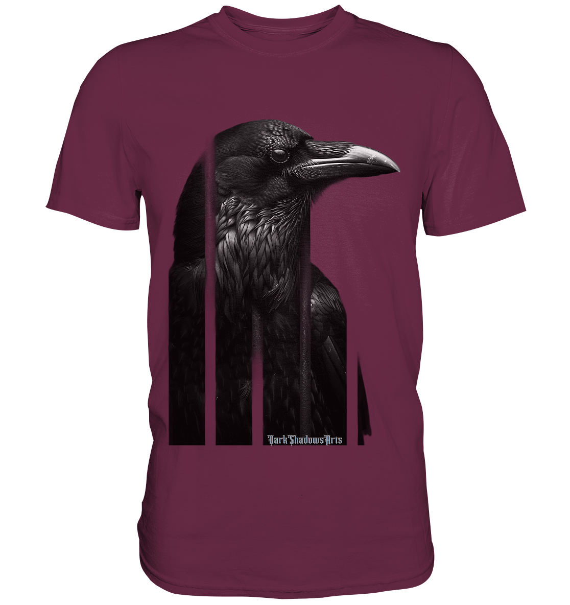 Gefiederte Schatten – Eingesperrte Freiheit - Premium Shirt | Unisex - Shirts | Dark Shadows Arts