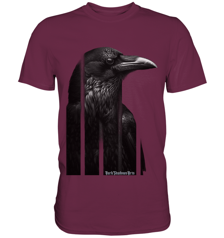Gefiederte Schatten – Eingesperrte Freiheit - Premium Shirt | Unisex - Shirts | Dark Shadows Arts