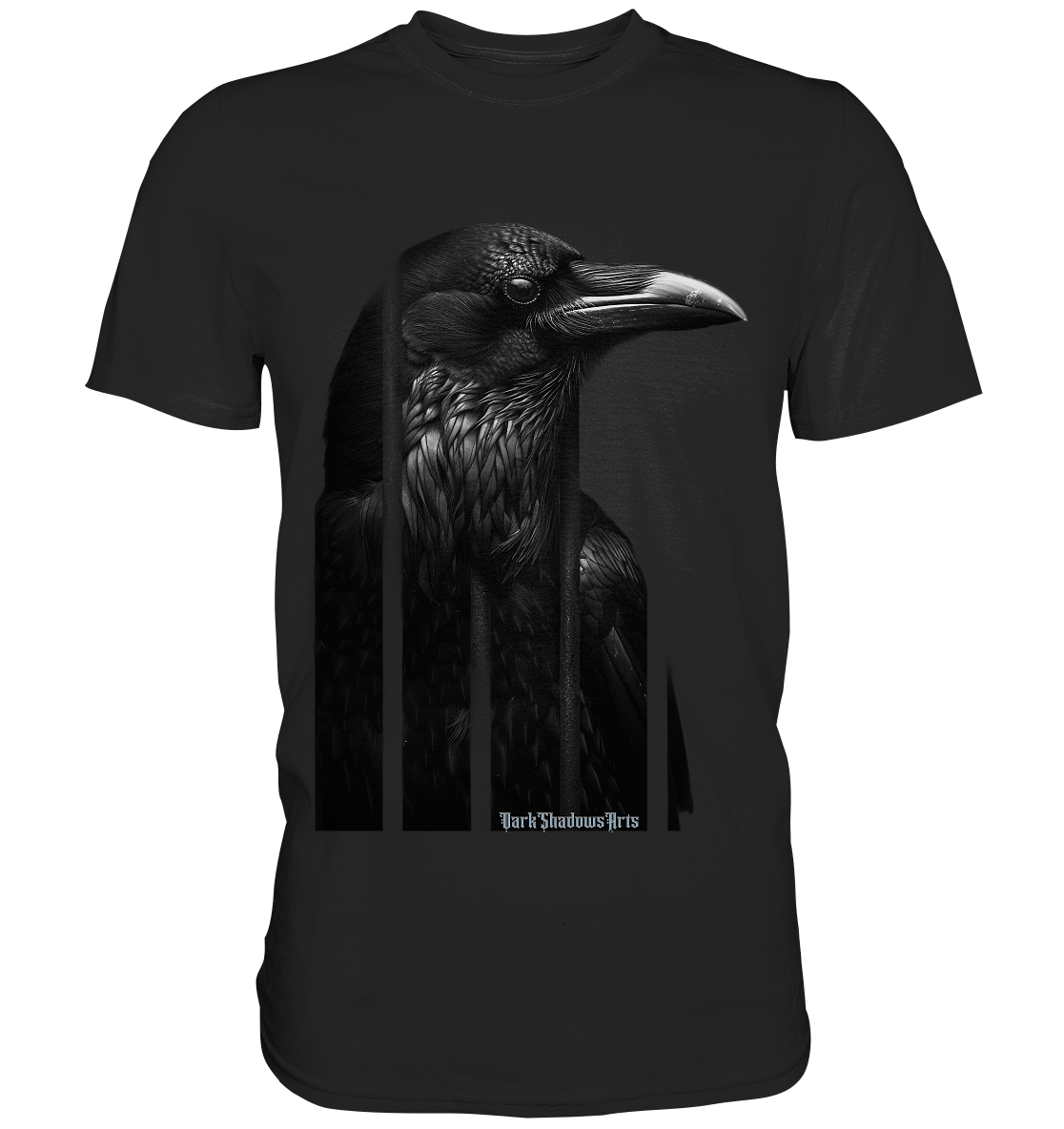 Gefiederte Schatten – Eingesperrte Freiheit - Premium Shirt | Unisex - Shirts | Dark Shadows Arts