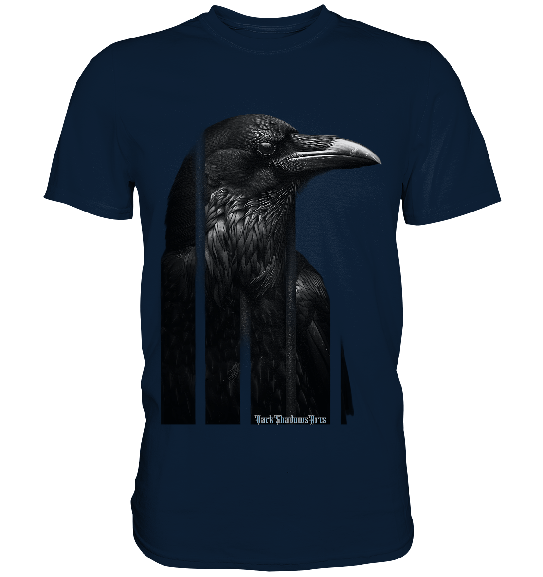 Gefiederte Schatten – Eingesperrte Freiheit - Premium Shirt | Unisex - Shirts | Dark Shadows Arts