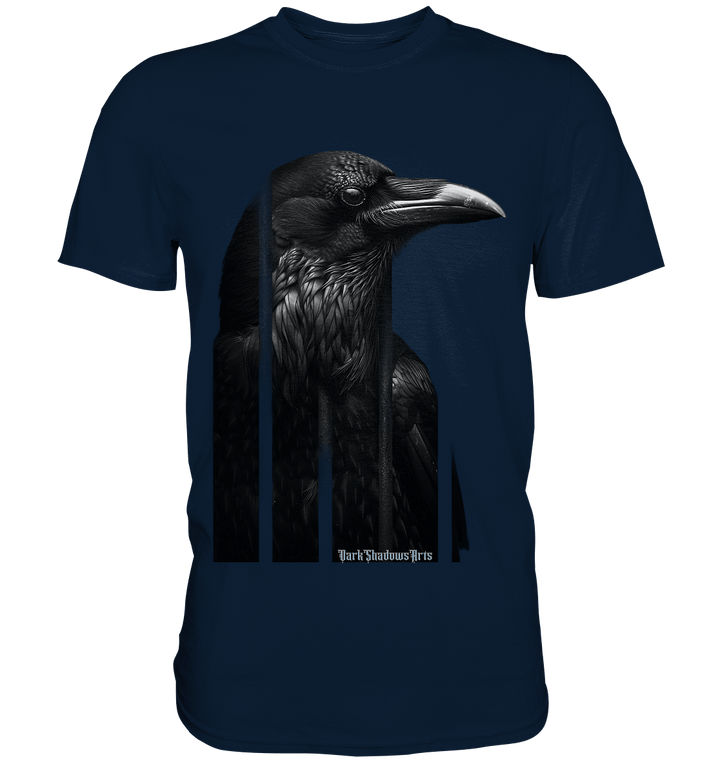 Gefiederte Schatten – Eingesperrte Freiheit - Premium Shirt | Unisex - Shirts | Dark Shadows Arts