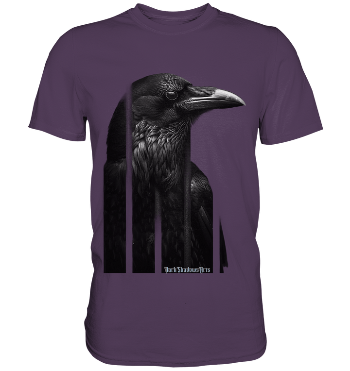 Gefiederte Schatten – Eingesperrte Freiheit - Premium Shirt | Unisex - Shirts | Dark Shadows Arts