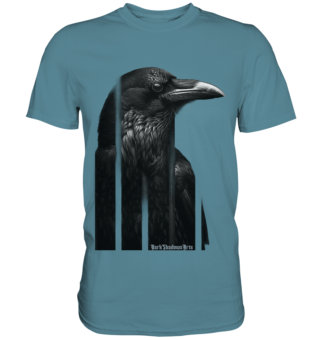 Gefiederte Schatten – Eingesperrte Freiheit - Premium Shirt | Unisex - Shirts | Dark Shadows Arts