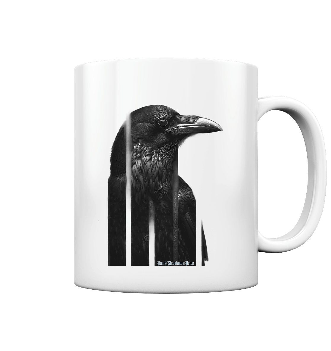 Gefiederte Schatten – Eingesperrte Freiheit - Tasse glossy | Trinkgefäße | Dark Shadows Arts