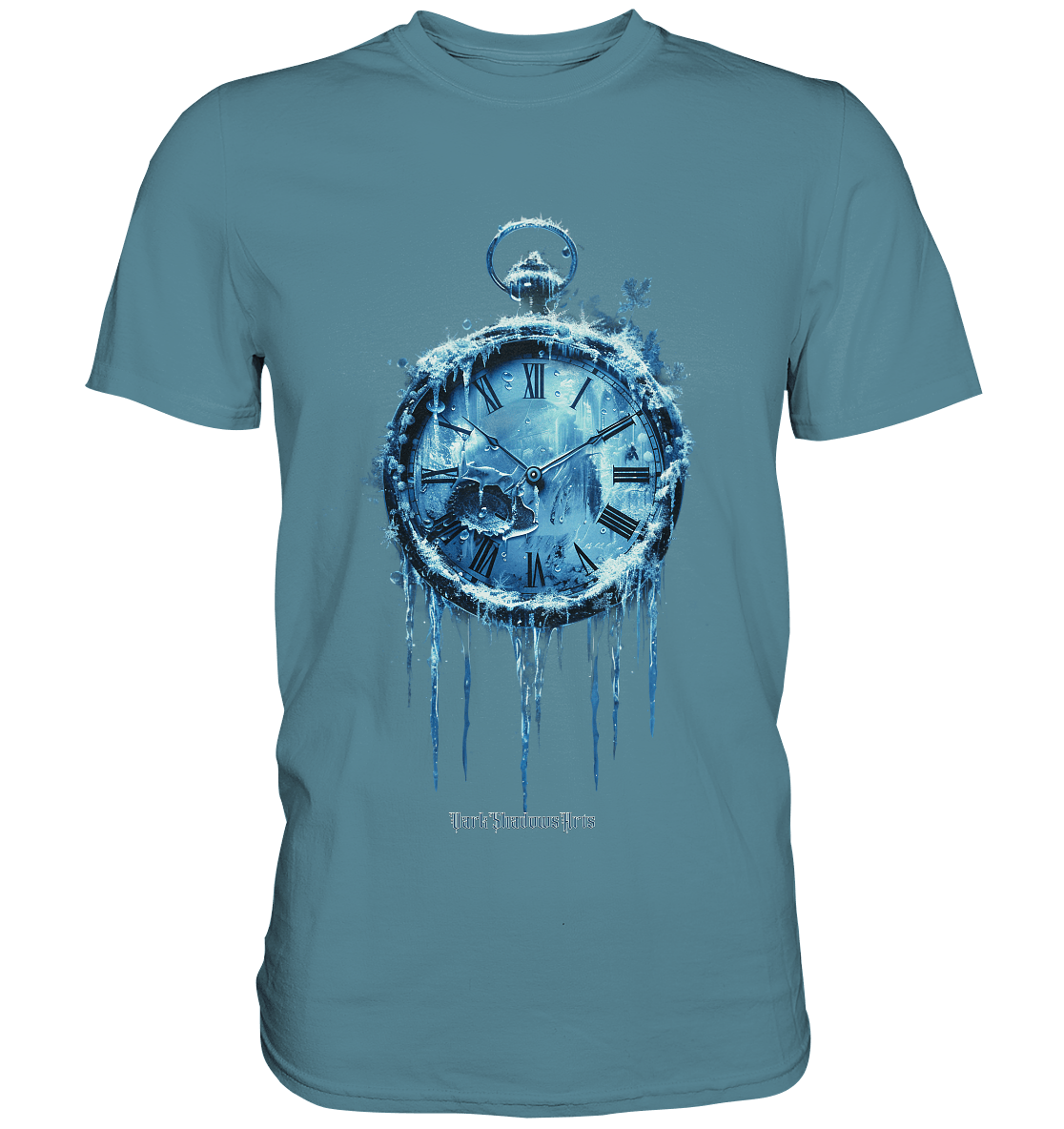 Gefrorene Zeit – Mystischer Eisschatten - Premium Shirt | Unisex - Shirts | Dark Shadows Arts