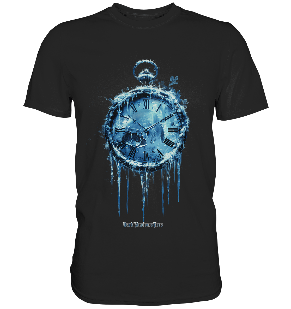 Gefrorene Zeit – Mystischer Eisschatten - Premium Shirt | Unisex - Shirts | Dark Shadows Arts