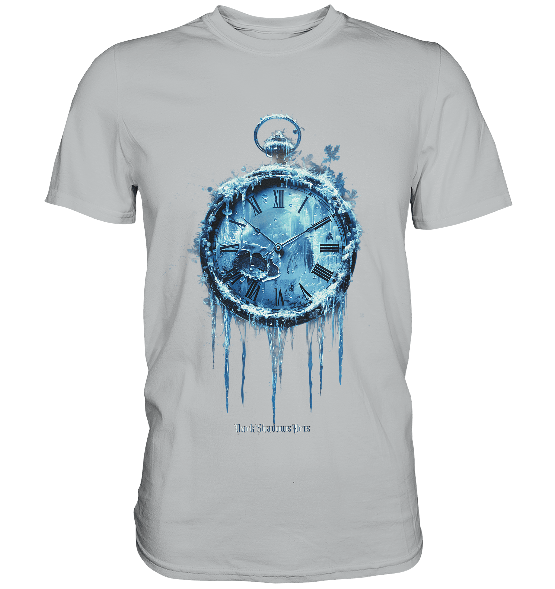 Gefrorene Zeit – Mystischer Eisschatten - Premium Shirt | Unisex - Shirts | Dark Shadows Arts
