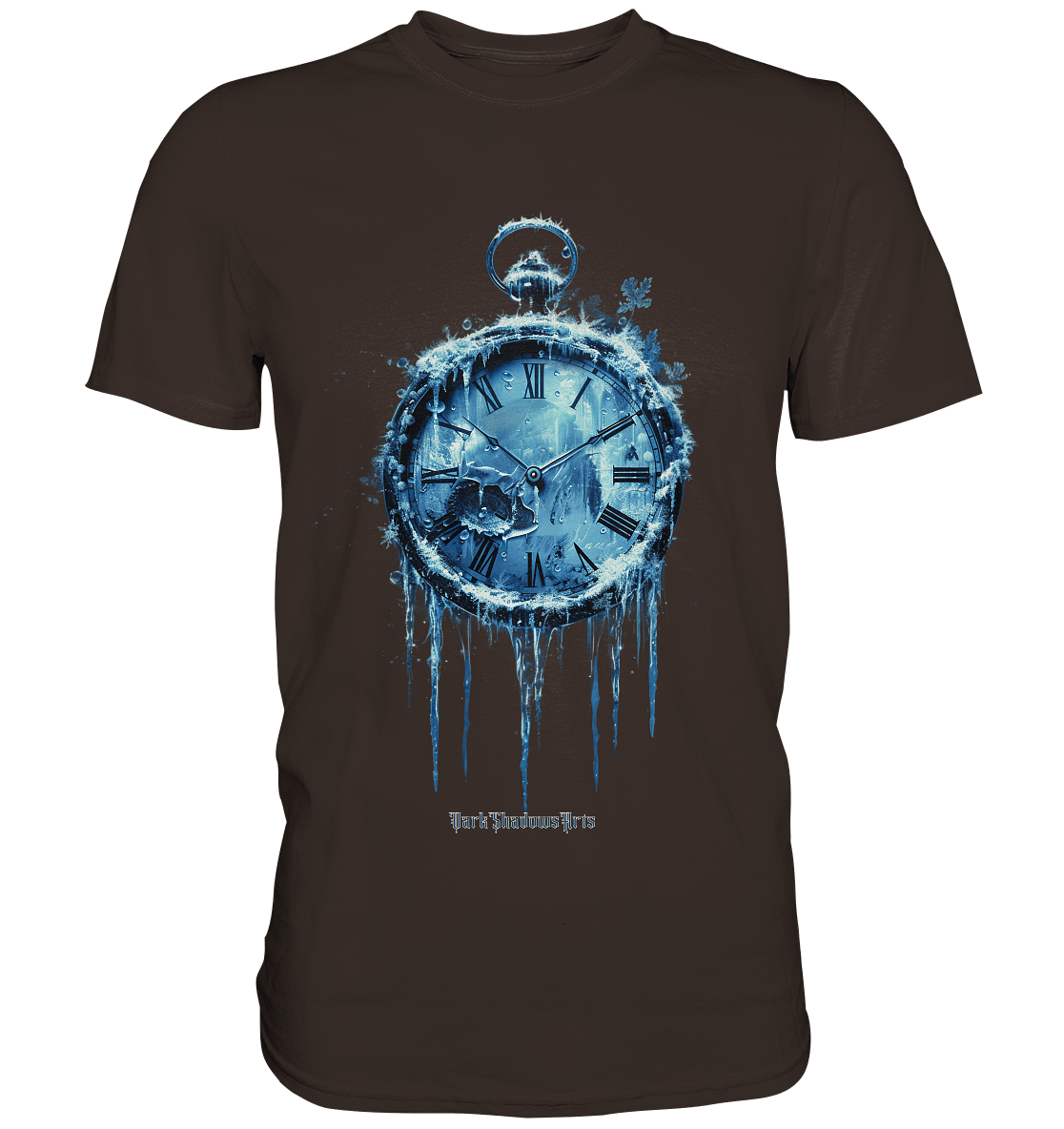 Gefrorene Zeit – Mystischer Eisschatten - Premium Shirt | Unisex - Shirts | Dark Shadows Arts