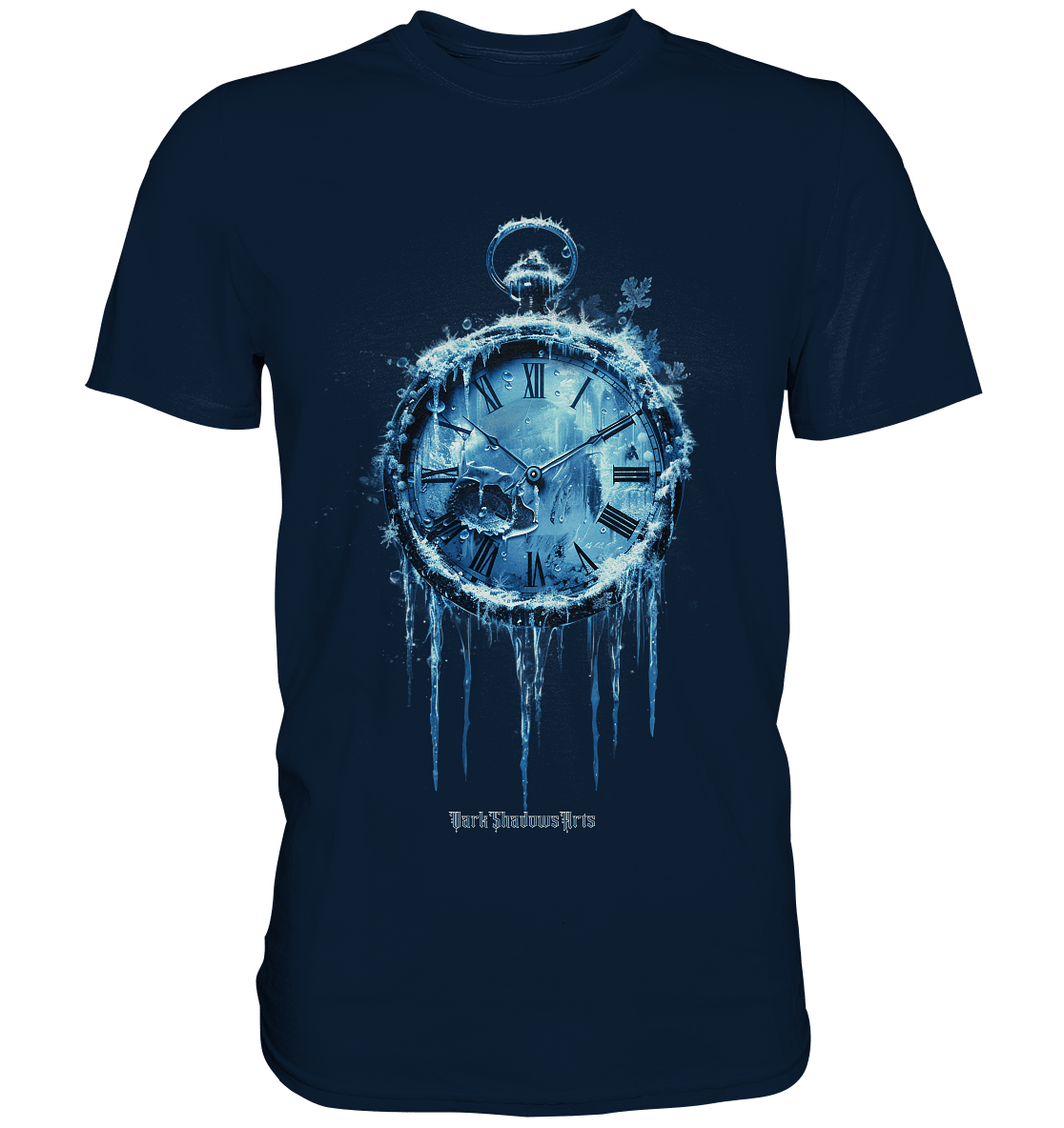 Gefrorene Zeit – Mystischer Eisschatten - Premium Shirt | Unisex - Shirts | Dark Shadows Arts