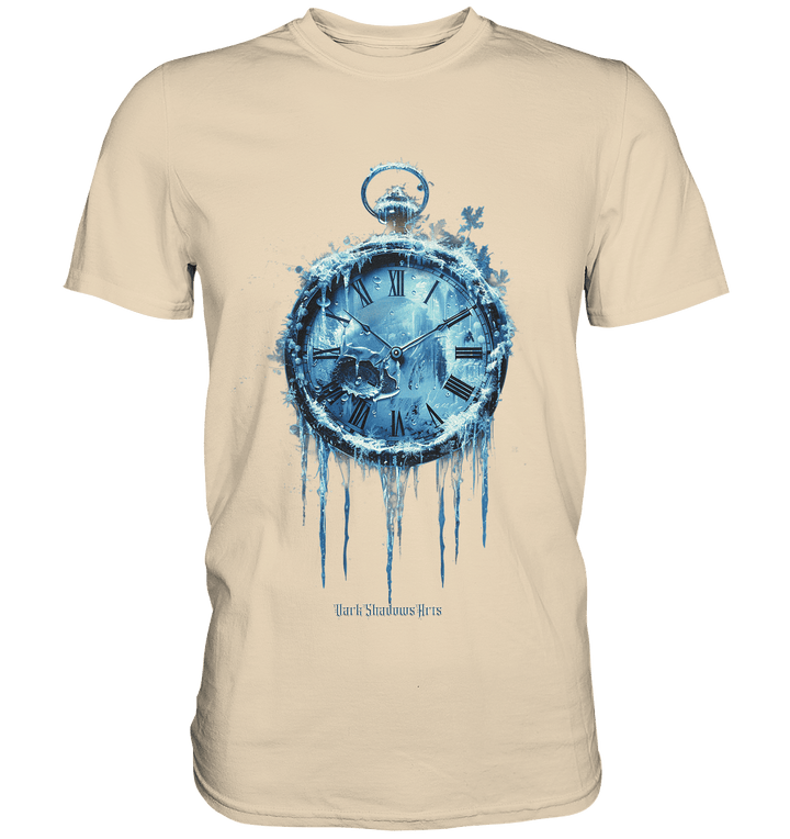 Gefrorene Zeit – Mystischer Eisschatten - Premium Shirt | Unisex - Shirts | Dark Shadows Arts