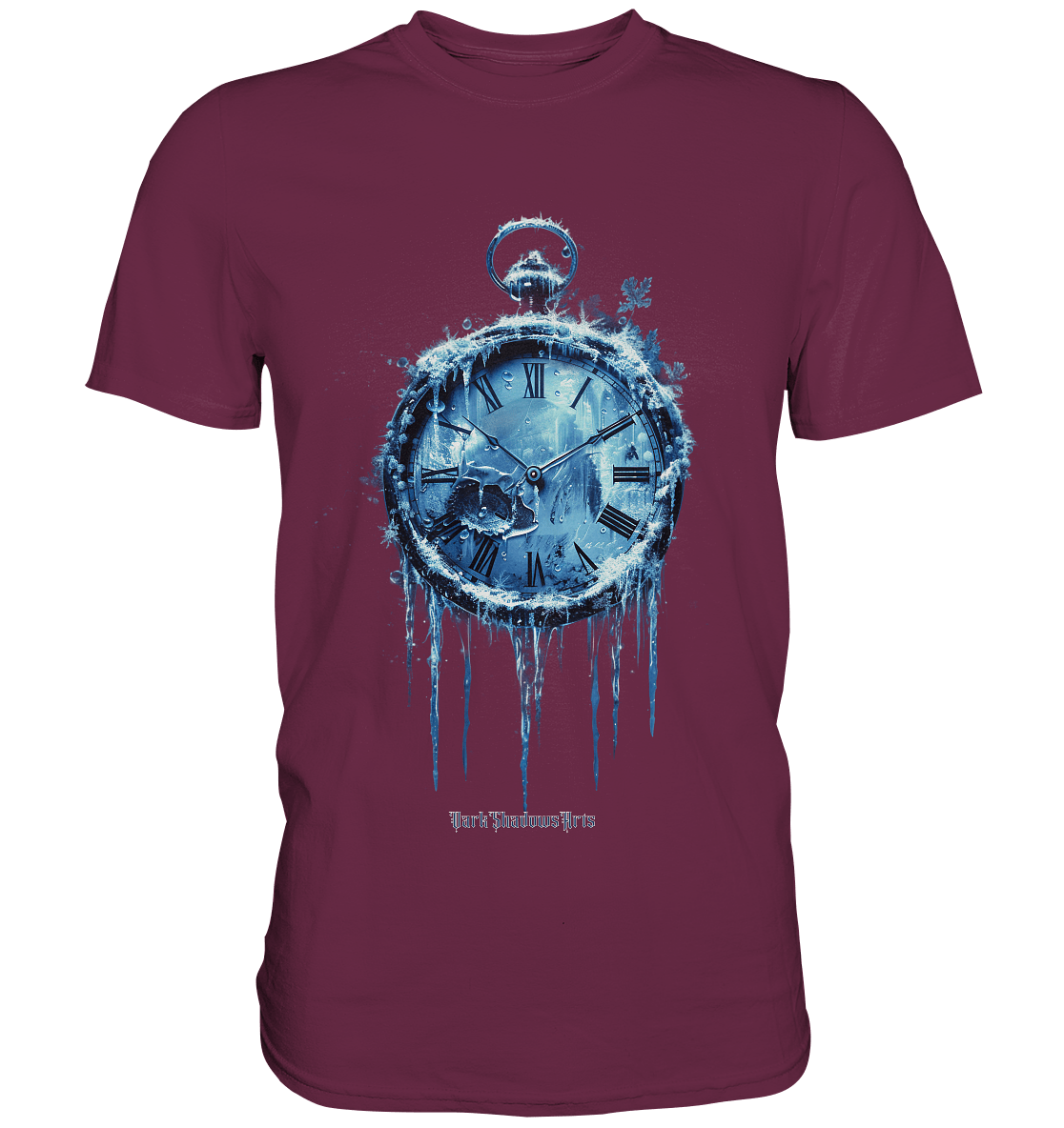 Gefrorene Zeit – Mystischer Eisschatten - Premium Shirt | Unisex - Shirts | Dark Shadows Arts