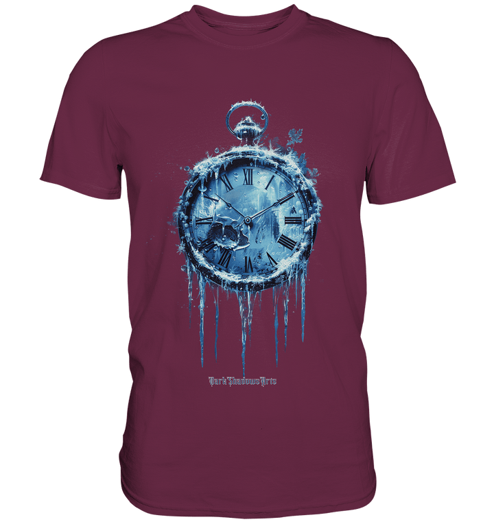 Gefrorene Zeit – Mystischer Eisschatten - Premium Shirt | Unisex - Shirts | Dark Shadows Arts