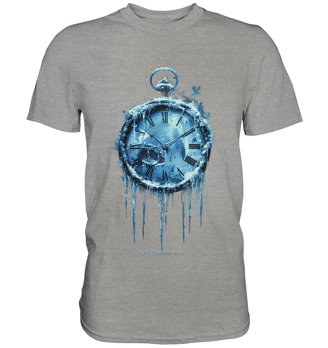 Gefrorene Zeit – Mystischer Eisschatten - Premium Shirt | Unisex - Shirts | Dark Shadows Arts