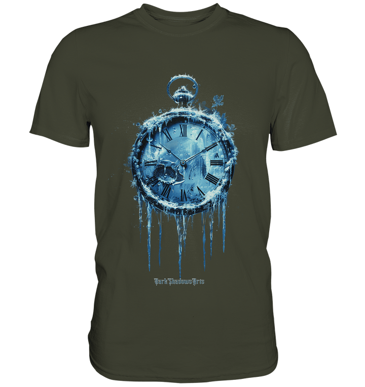 Gefrorene Zeit – Mystischer Eisschatten - Premium Shirt | Unisex - Shirts | Dark Shadows Arts