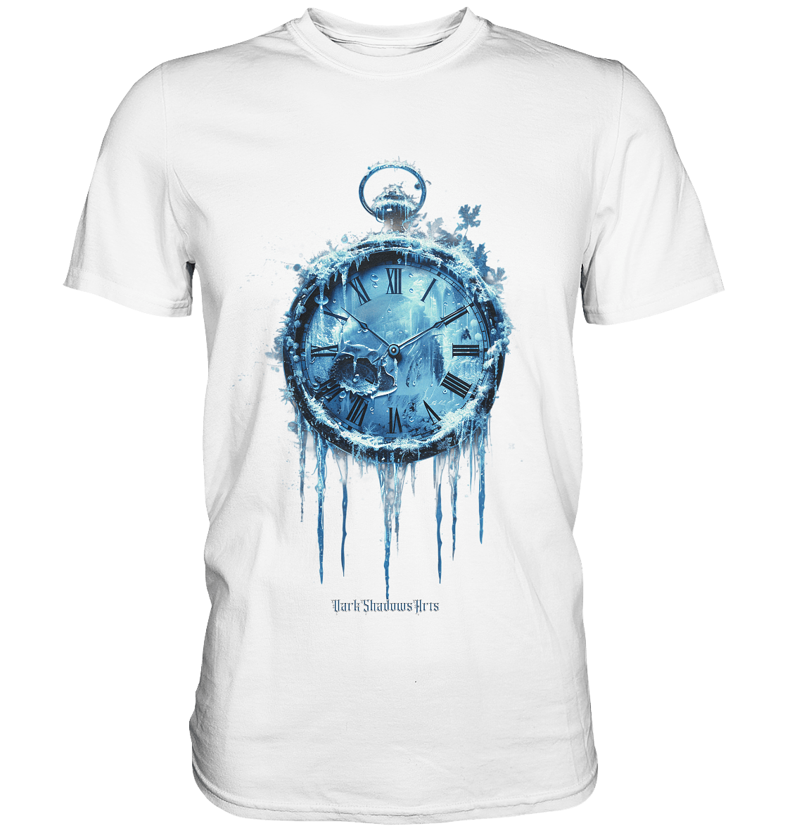 Gefrorene Zeit – Mystischer Eisschatten - Premium Shirt | Unisex - Shirts | Dark Shadows Arts