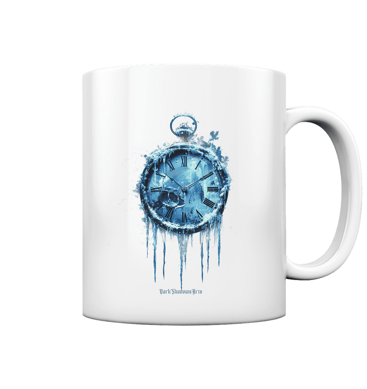 Gefrorene Zeit – Mystischer Eisschatten - Tasse glossy | Trinkgefäße | Dark Shadows Arts