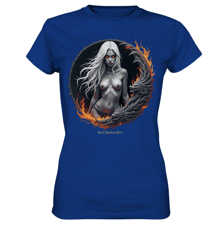Geheimnisvolle Weiße – Die Herrscherin der Schattenwelt - Ladies Premium Shirt | Lady - Shirts | Dark Shadows Arts