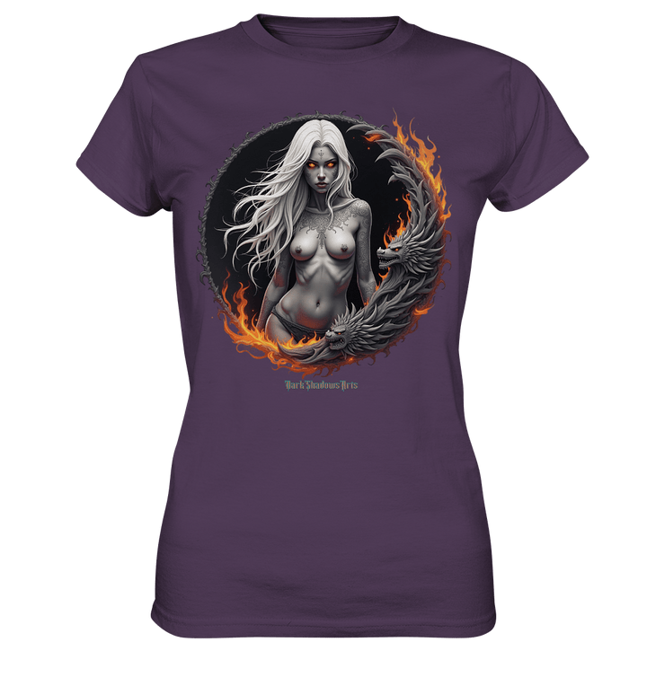 Geheimnisvolle Weiße – Die Herrscherin der Schattenwelt - Ladies Premium Shirt | Lady - Shirts | Dark Shadows Arts