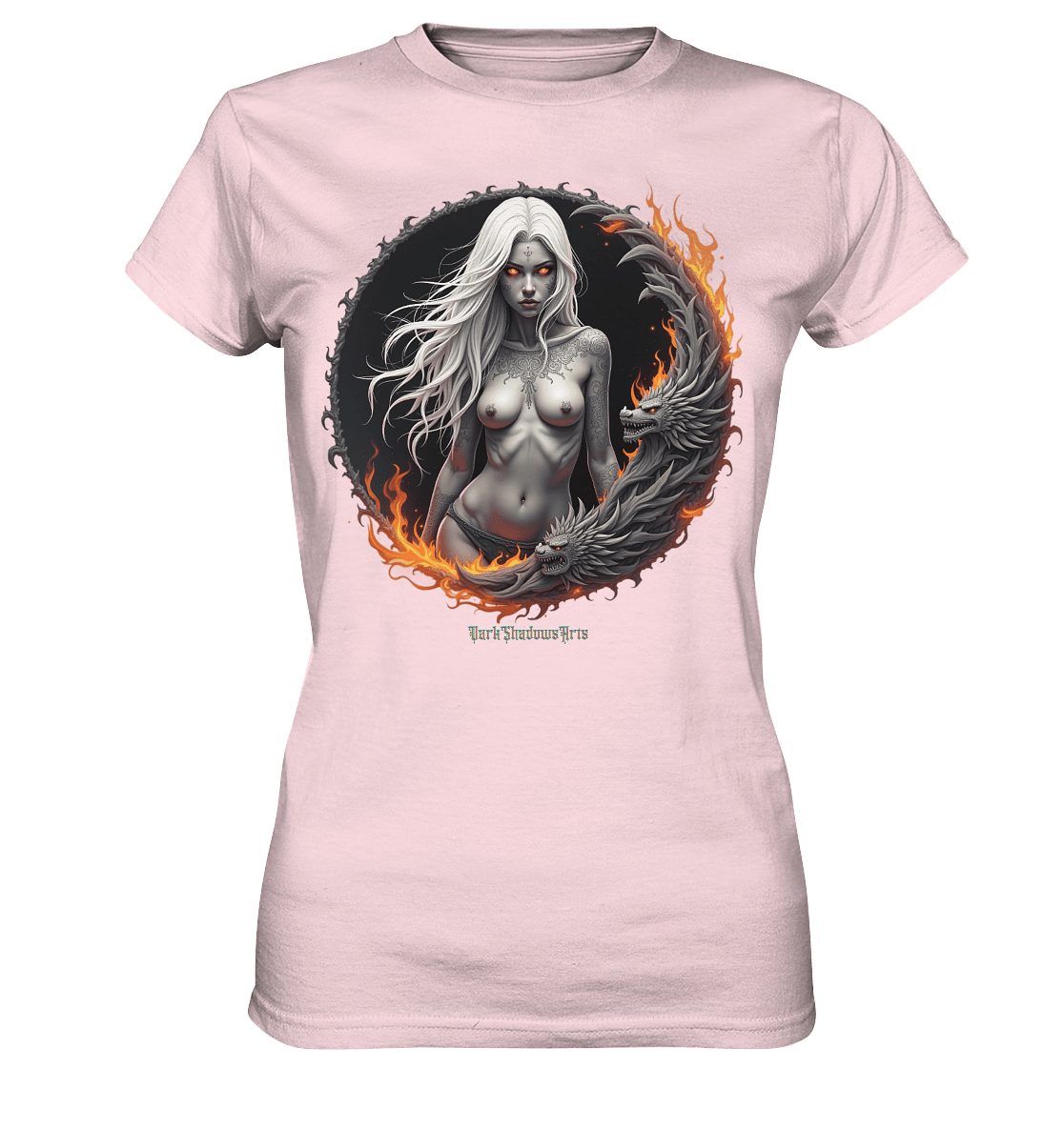 Geheimnisvolle Weiße – Die Herrscherin der Schattenwelt - Ladies Premium Shirt | Lady - Shirts | Dark Shadows Arts