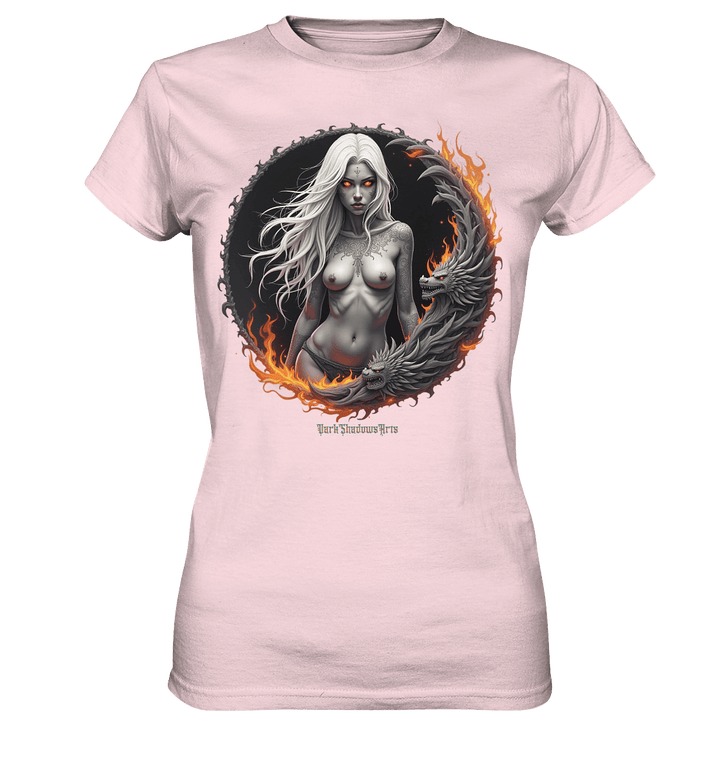 Geheimnisvolle Weiße – Die Herrscherin der Schattenwelt - Ladies Premium Shirt | Lady - Shirts | Dark Shadows Arts
