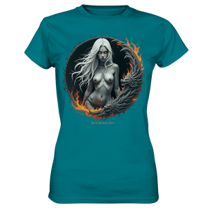Geheimnisvolle Weiße – Die Herrscherin der Schattenwelt - Ladies Premium Shirt | Lady - Shirts | Dark Shadows Arts