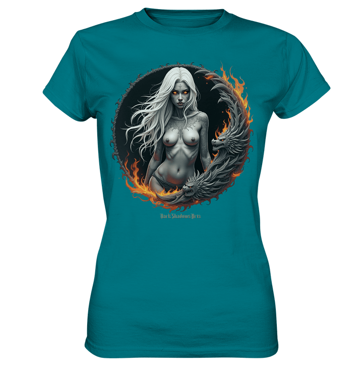 Geheimnisvolle Weiße – Die Herrscherin der Schattenwelt - Ladies Premium Shirt | Lady - Shirts | Dark Shadows Arts