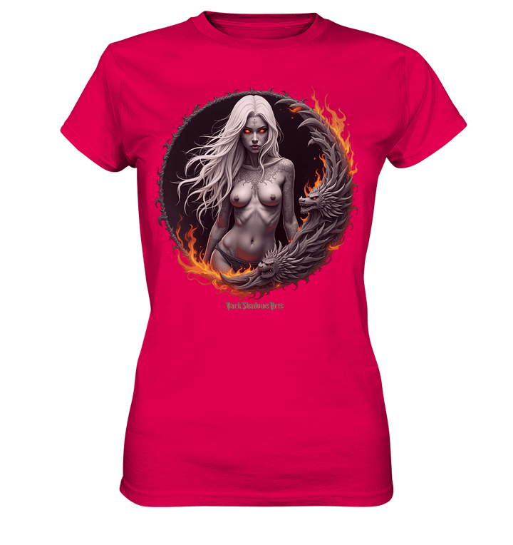 Geheimnisvolle Weiße – Die Herrscherin der Schattenwelt - Ladies Premium Shirt | Lady - Shirts | Dark Shadows Arts