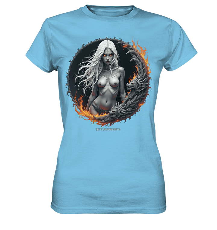 Geheimnisvolle Weiße – Die Herrscherin der Schattenwelt - Ladies Premium Shirt | Lady - Shirts | Dark Shadows Arts
