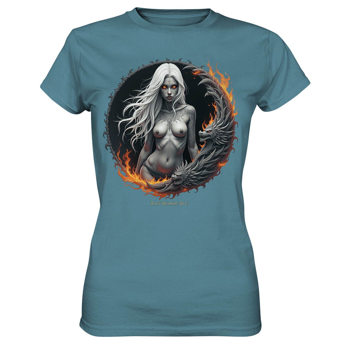 Geheimnisvolle Weiße – Die Herrscherin der Schattenwelt - Ladies Premium Shirt | Lady - Shirts | Dark Shadows Arts