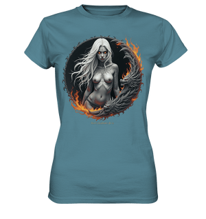 Geheimnisvolle Weiße – Die Herrscherin der Schattenwelt - Ladies Premium Shirt | Lady - Shirts | Dark Shadows Arts