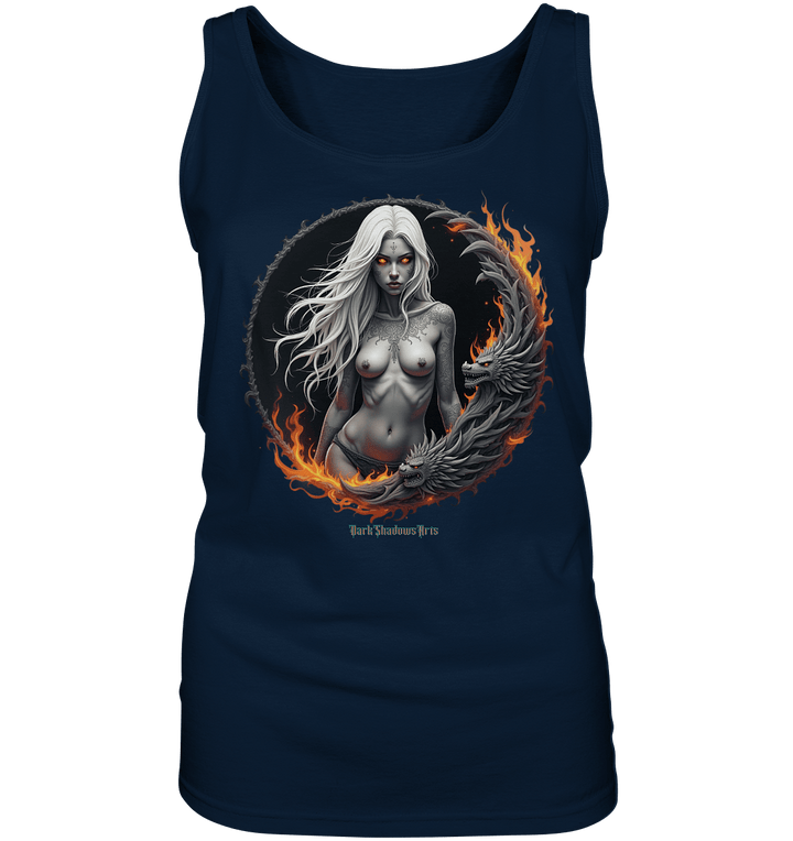 Geheimnisvolle Weiße – Die Herrscherin der Schattenwelt - Ladies Tank - Top | Tank - Tops | Dark Shadows Arts
