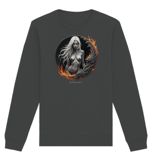 Geheimnisvolle Weiße – Die Herrscherin der Schattenwelt - Organic Basic Unisex Sweatshirt | Sweatshirts | Dark Shadows Arts