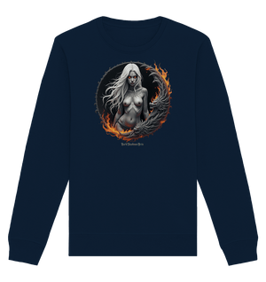 Geheimnisvolle Weiße – Die Herrscherin der Schattenwelt - Organic Basic Unisex Sweatshirt | Sweatshirts | Dark Shadows Arts