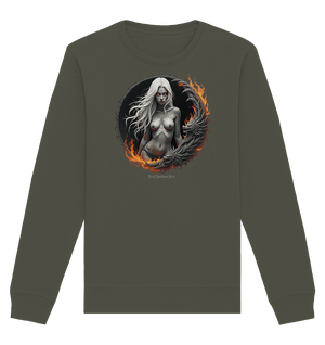 Geheimnisvolle Weiße – Die Herrscherin der Schattenwelt - Organic Basic Unisex Sweatshirt | Sweatshirts | Dark Shadows Arts