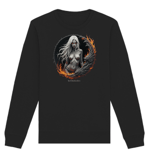 Geheimnisvolle Weiße – Die Herrscherin der Schattenwelt - Organic Basic Unisex Sweatshirt | Sweatshirts | Dark Shadows Arts