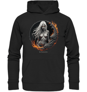 Geheimnisvolle Weiße – Die Herrscherin der Schattenwelt - Organic Hoodie | Hoodies | Dark Shadows Arts