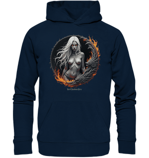 Geheimnisvolle Weiße – Die Herrscherin der Schattenwelt - Organic Hoodie | Hoodies | Dark Shadows Arts
