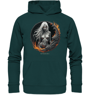 Geheimnisvolle Weiße – Die Herrscherin der Schattenwelt - Organic Hoodie | Hoodies | Dark Shadows Arts