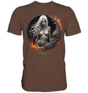 Geheimnisvolle Weiße – Die Herrscherin der Schattenwelt - Premium Shirt | Unisex - Shirts | Dark Shadows Arts