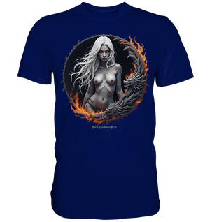 Geheimnisvolle Weiße – Die Herrscherin der Schattenwelt - Premium Shirt | Unisex - Shirts | Dark Shadows Arts