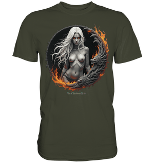 Geheimnisvolle Weiße – Die Herrscherin der Schattenwelt - Premium Shirt | Unisex - Shirts | Dark Shadows Arts